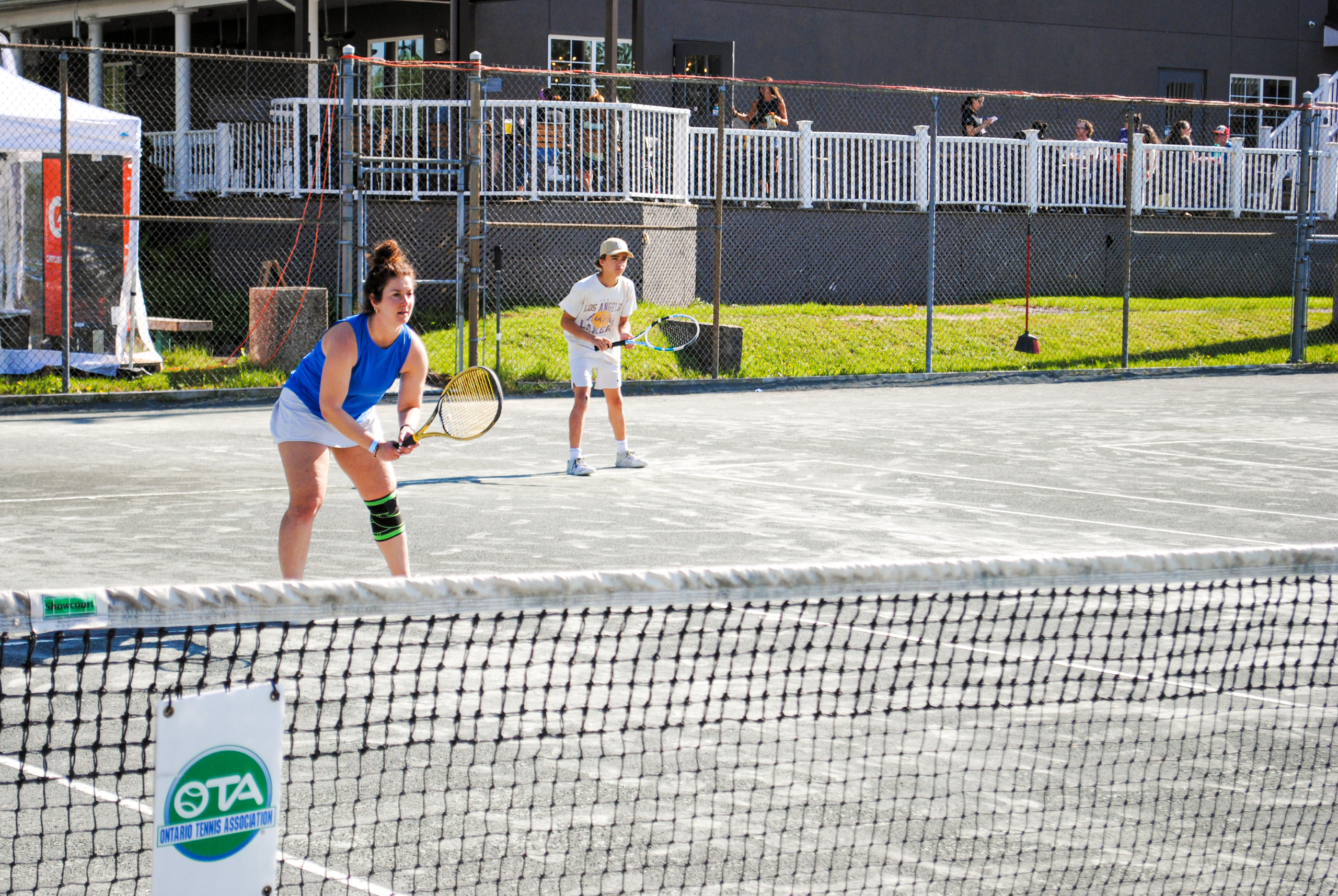 Doubles Tennis photo outdoor clay courts at rideau sports centre
