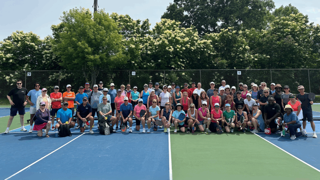 Rideau Sports Centre Pickleball Court Opening Party. 12 Outdoor Pickleball courts open in Ottawa